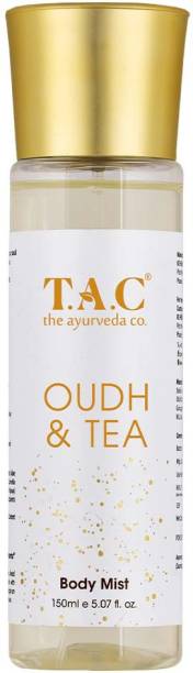 TAC - The Ayurveda Co. Oud & Green Tea Body Mist for Dark Patches and Soothing Skin - 150ml Body Mist  -  For Men & Women
