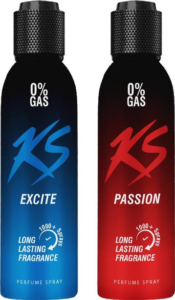 KS Excite and Passion Body Spray  -  For Men