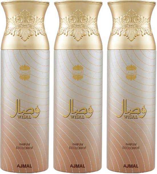 Ajmal Ajaml Wisal Deodorants Spray + 3 Testers Deodorant Spray  -  For Women