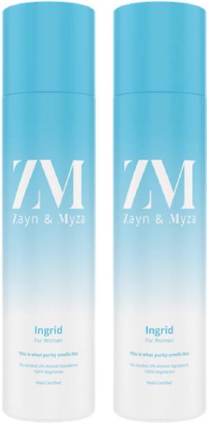 ZM Zayn & Myza Ingrid, No Alcohol Body Spray & Halal Deodorant Spray  -  For Women