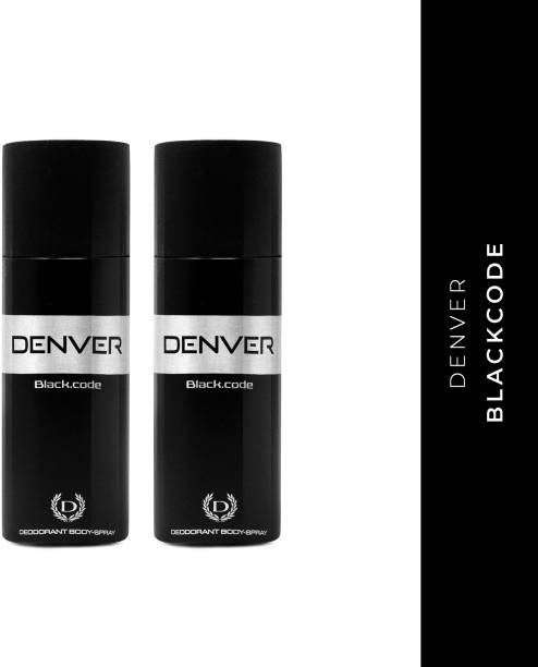 DENVER Black Code Body Deodorant Spray  -  For Men