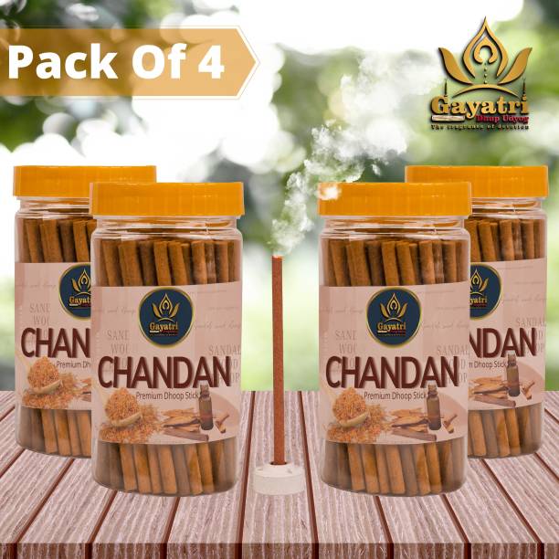 Gayatri Chandan Dhoop Pack of 4 (100 grams) bottle Sandal Dhoop