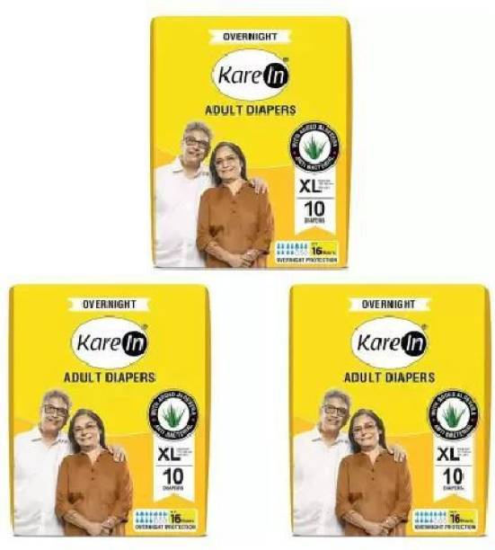 KareIn Overnight Adult Diapers - XL (PACK OF 3) Adult Diapers - XL