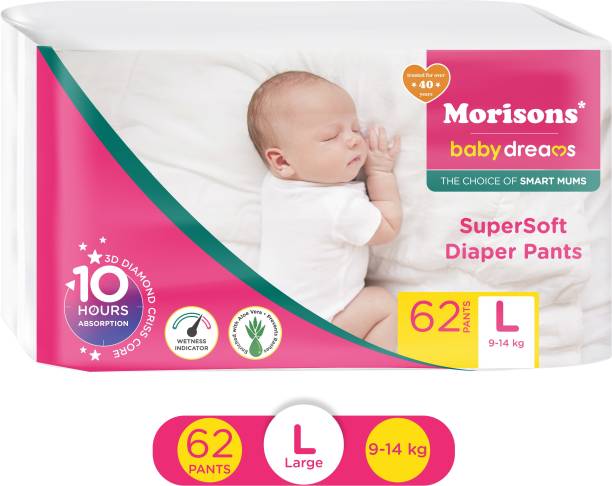 Morisons Baby Dreams SuperSoft Diaper Pants Large - L