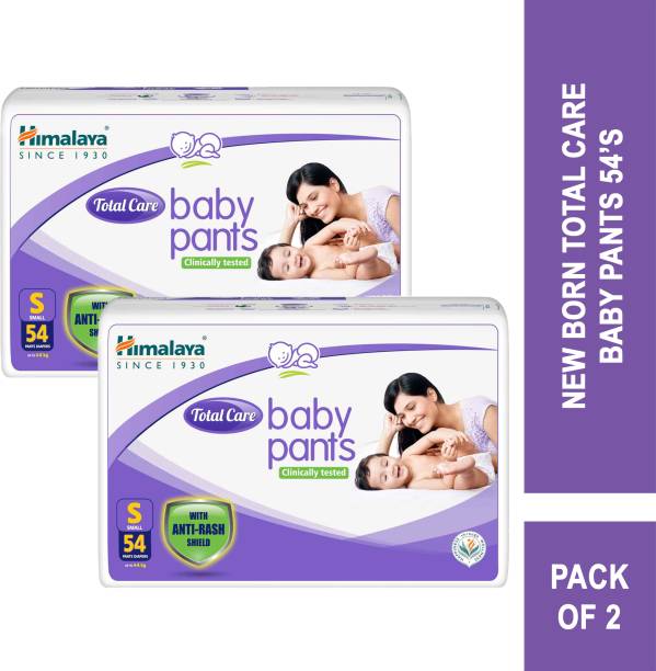 HIMALAYA NEW BORN TOTAL CARE BABY PANTS 54S(PO2) - S