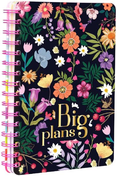 Doodle Happiness Journal - Plan Big A5 Planner A5 Planner/Organizer Ruled 216 Pages