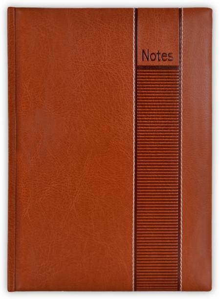 PLAN.A. DAY LIDO Premium Ruled Journal Soft Leather Cover Blind Embosing & Stitching Diary A5 Diary Ruled 288 Pages