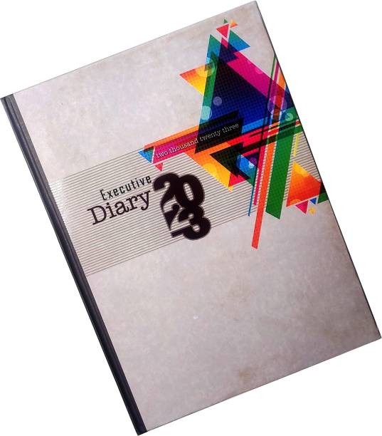 Excel 2023 Executive Style Quality Diary with Excellent Design, with Sunday Half Page Regular Diary (Cover Design may be Different) Ruled 360 Pages