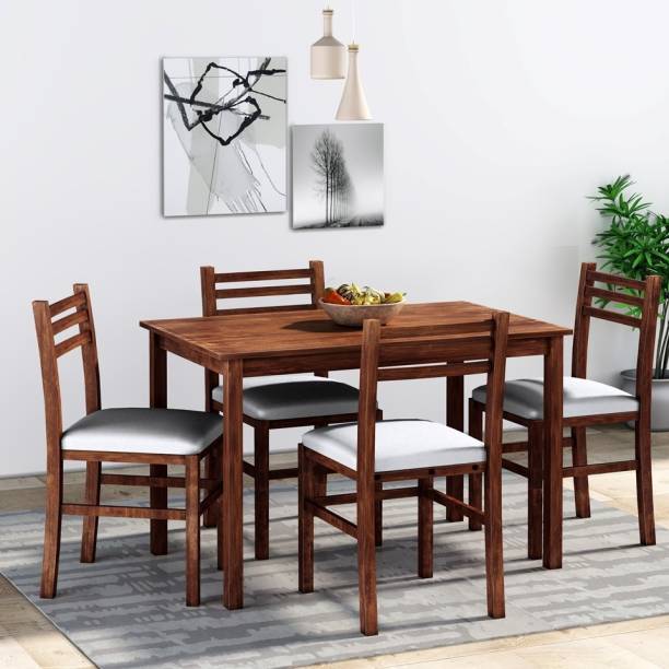 Flipkart Perfect Homes Solid Wood 4 Seater Dining Set
