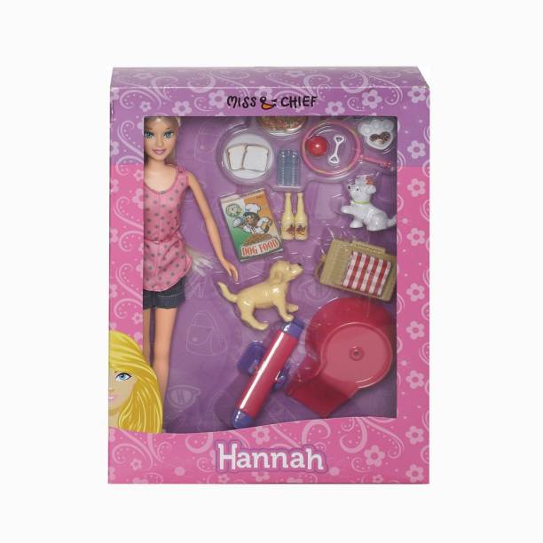 Miss & Chief by Flipkart Hannah on a Holiday premium Doll set for girls