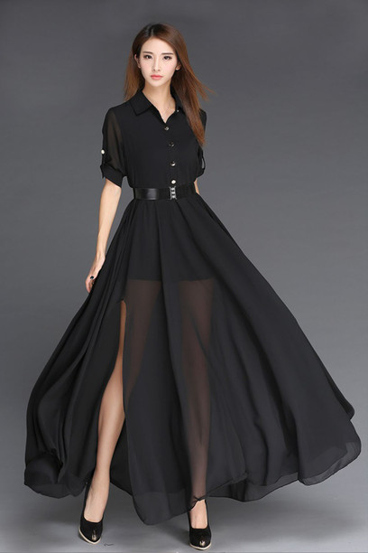 Long Black Dresses - Buy Long Black 