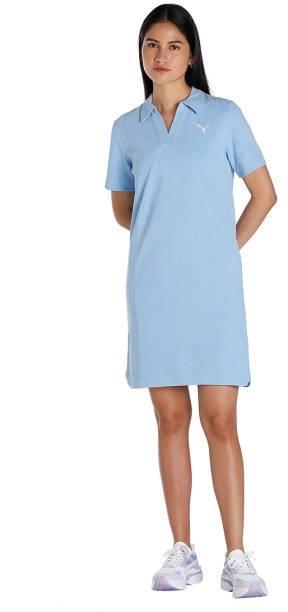Women T Shirt Blue Dress Price in India