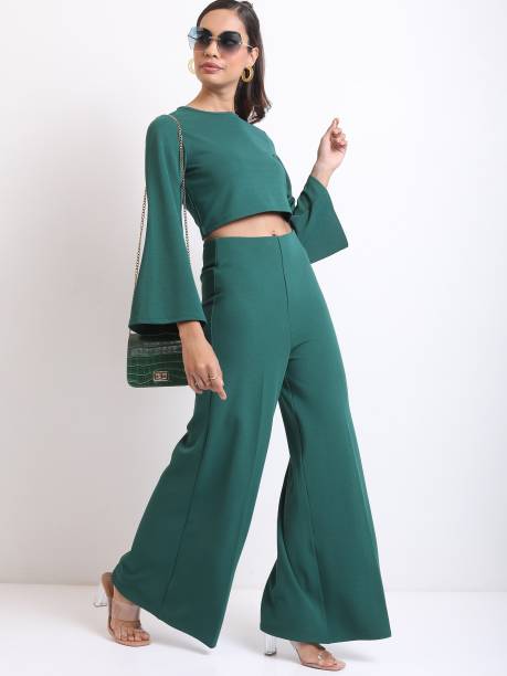 Women Co-ords Green Dress Price in India