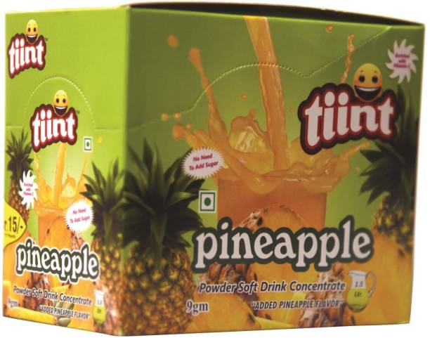 AB Procare Tiint Instant Drink Mix, Pineapple, Powder Soft Drink Concentrate, Instant Drink