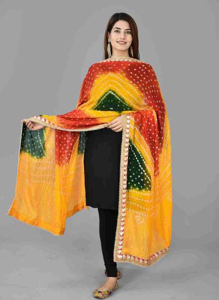 Dupatta Rajasthani Brodé Miroir Main – Étole Ethnique Indienne Bohème, Coton Léger Pour Tenue Festive Bollywood