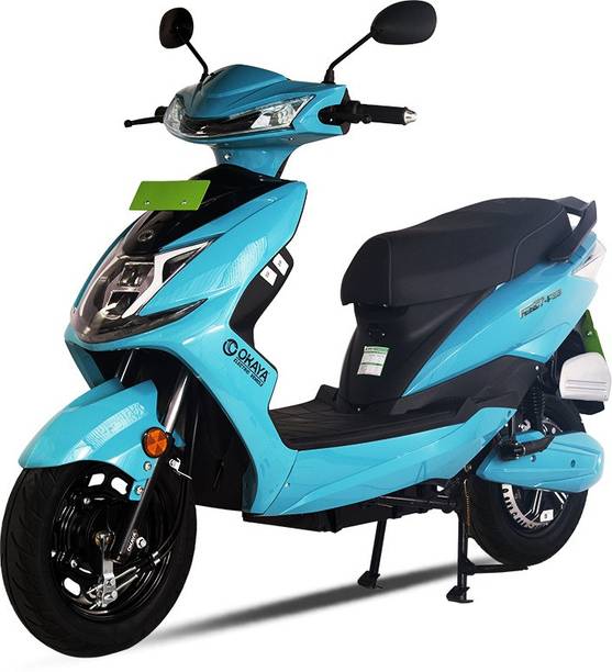OKAYA Faast F2B Booking for Ex-showroom Price (Portable Charger, Metallic Cyan)