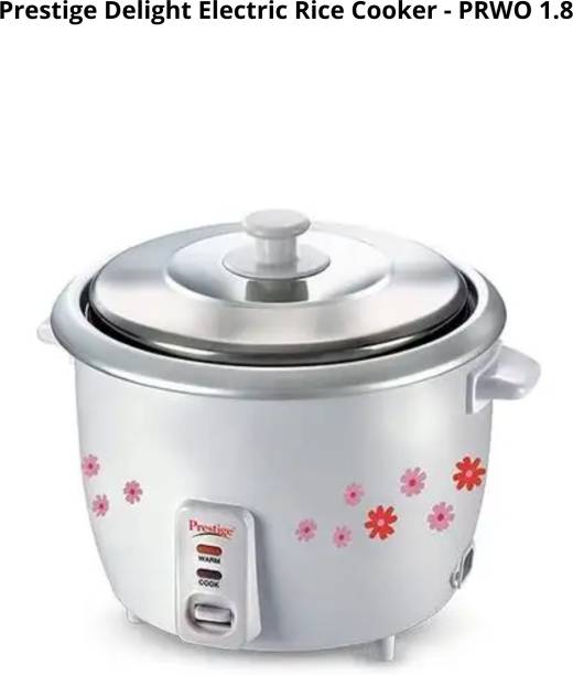 Prestige PRWO Electric Rice Cooker 1.8L with Close Fit Lid Electric Rice Cooker