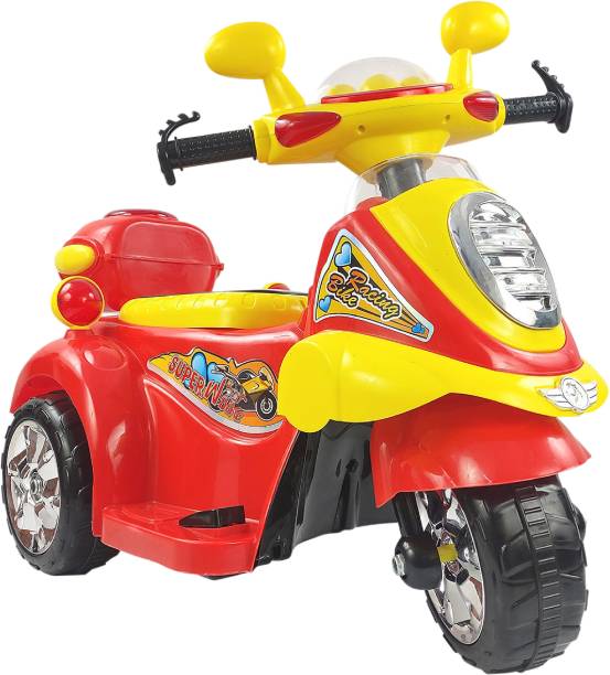 Miss & Chief Electronic RideOn for Kids, Rechargeable, with Light and Music, Battery(6 watts) Rideons & Wagons Battery Operated Ride On