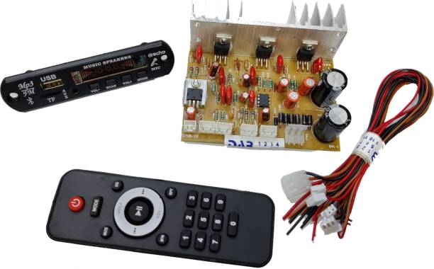 DAB Combo 2.1 Home Theater Board 100Watt Bass Boost, TDA2030 Bluetooth FM, Remote Electronic Components Electronic Hobby Kit