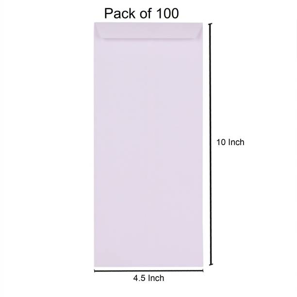 SUNPACKERS White Envelope Size- 10 X 4.5 Inch Studio For Passport Photo & Medicine Cover Envelopes