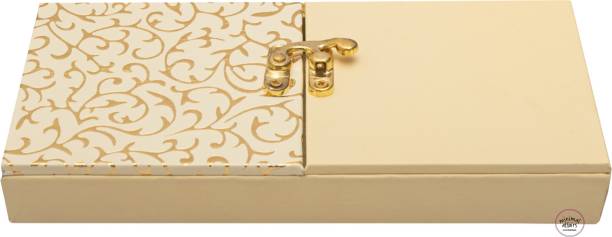 minimal affairs Designer Dual Flap Velvet GIft Shagun Box Cash Box Gifting Cash Box Envelopes