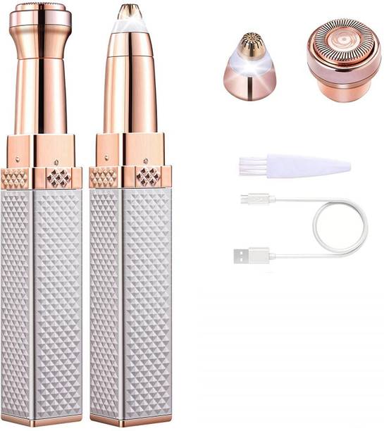 Maniya brothers Flawless Lipstick Shape painless Cordless Epilator