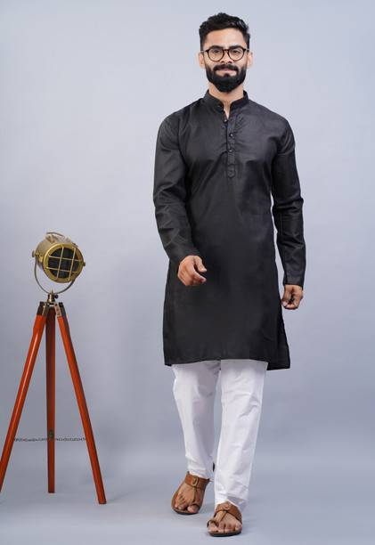 Black Kurta Pajama - Buy Black Kurta 