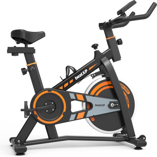 beatXP Frostclaw Spin Exercise Bike |4kg Flywheel| Exercise Cycle for Home Gym Workout| Upright Stationary Exercise Bike