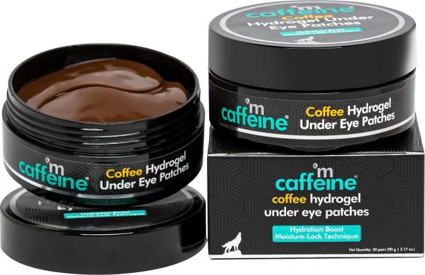 mCaffeine Coffee Hydrogel Under Eye Patches for Dark Circles with Hyaluronic Acid 30 Pairs