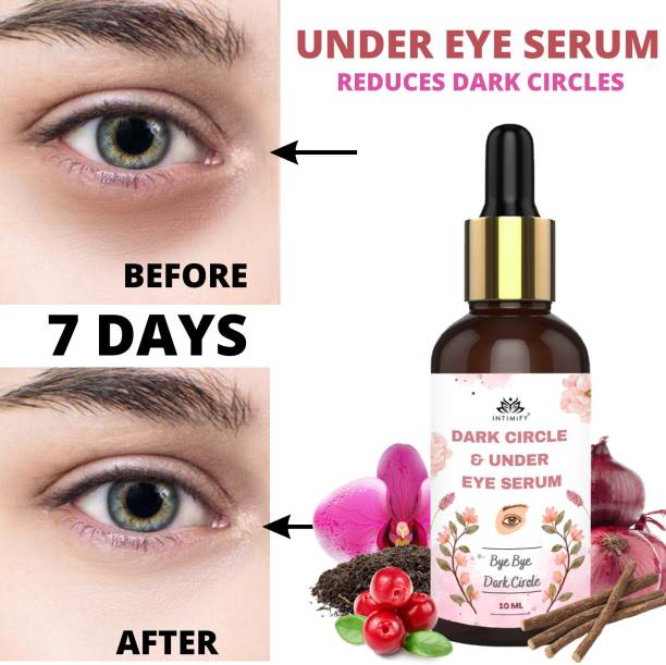 INTIMIFY Under Eye Serum to Reduce Dark Circles, Puffiness and Fine Lines With Vitamin C
