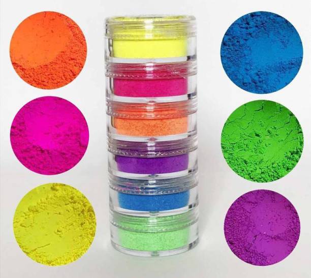 BAE BEAUTE Proffesional Neon Loose Pigments|multipurpose| waterproof |glow in th dark 6 g