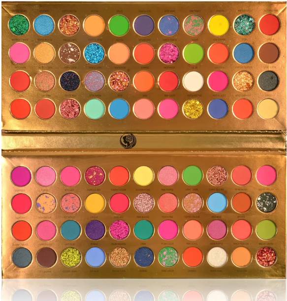 Beauty Glazed 88 Color eyeshadow Matte,Shimmer Glitter & Pigmented Colors,Angel Rose Edition 41 g