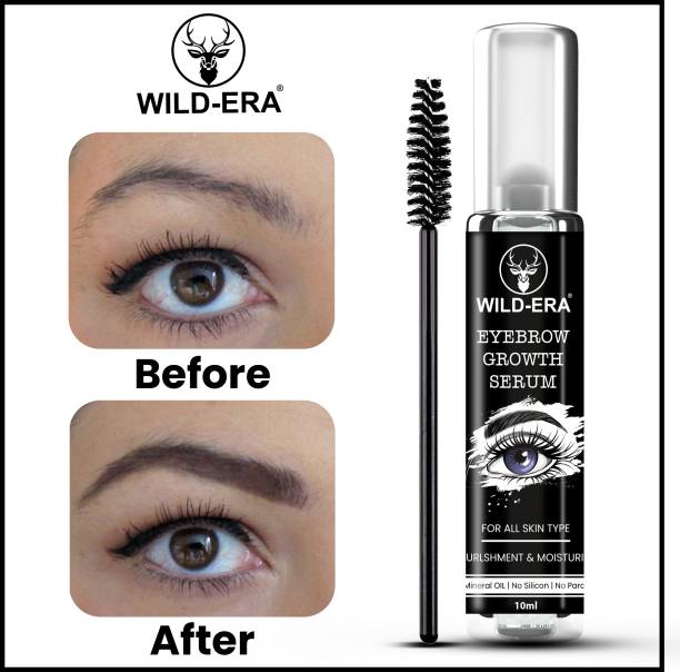 WILDERA Eye Brows EyeLash Hair Growth & Volume Serum With Castor Oil & Vitamin E, 10ml 10 ml