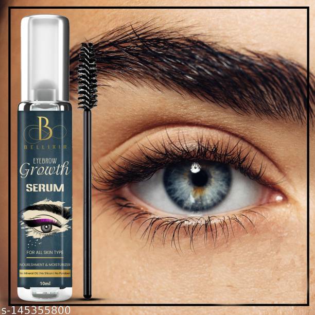 BELLIXIR Eyebrow & Eyelash Growth Oil For Women - Strength with Pure Natural Ingredient 10 ml