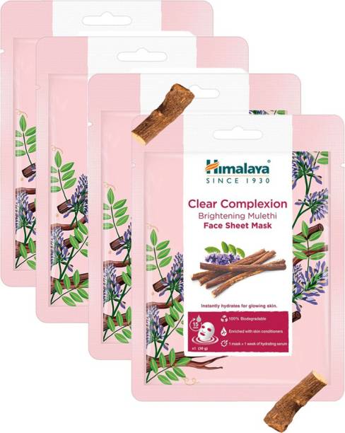 HIMALAYA Clear Complexion Brightening Mulethi face sheet mask