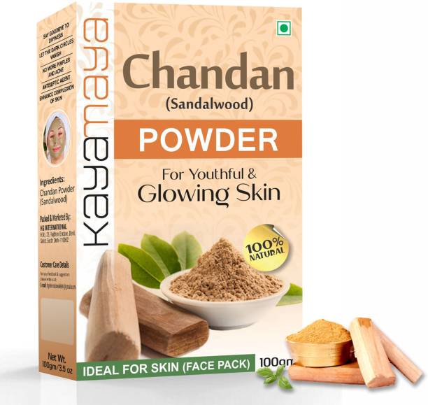 Kayamaya Organic Sandalwood Powder (Chandan powder) for Face Pack & Skin Care Price in India
