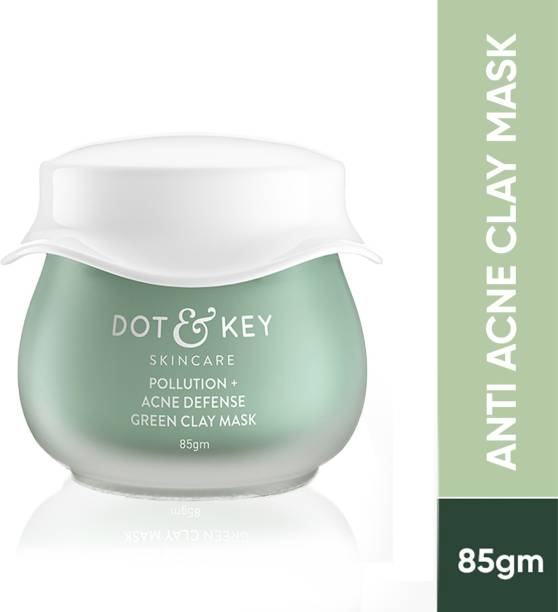 Dot & Key Acne Defence Green Clay Face Mask with Salicylic for Oily, Acne Prone Skin