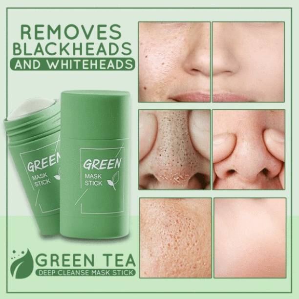 KAIASHA The green tea cleansing mask stick contains green tea  Face Shaping Mask