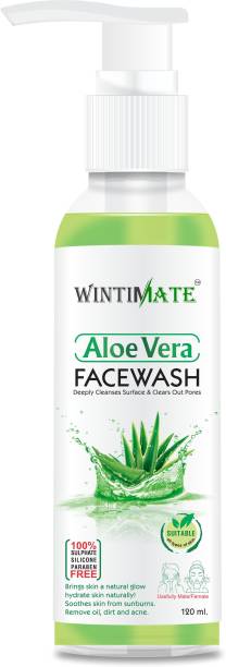 wintimate Aloevera for,For Skin Hydrating,Soap Free Facewash,Removes excess oil  Face Wash