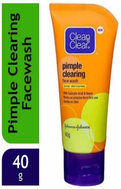 Clean & Clear Pimple Clearing Face ## Pack Of (40g) Face Wash