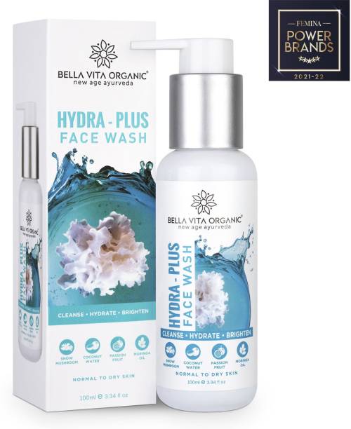 Bella vita organic Hydra Plus  for Deep Cleansing, Reduce Dark Spots, Acne Marks - 100 ml Face Wash