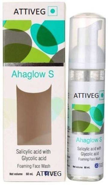 ATTIVEG Ahaglow S Foaming Facewash 60ml Face Wash