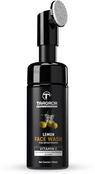 TAAGROR Vitamin C Foaming with Built-In Face Brush for deep cleansing Face Wash