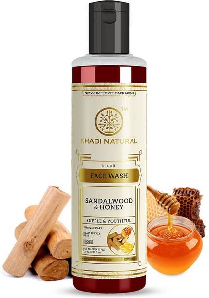 KHADI NATURAL Sandalwood & Honey  for Removes Scars Face Wash