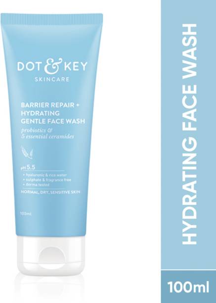 Dot & Key Barrier Repair Hydrating Gentle  With Probiotic, Hyaluronic, pH 5.5 Face Wash