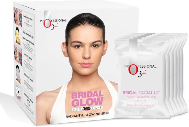 O3+ Bridal facial kit radiant and glowing skin (pack of 6) - For All Skin Types