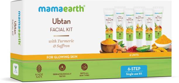 MamaEarth Ubtan Facial Kit with Turmeric & Saffron for Glowing Skin