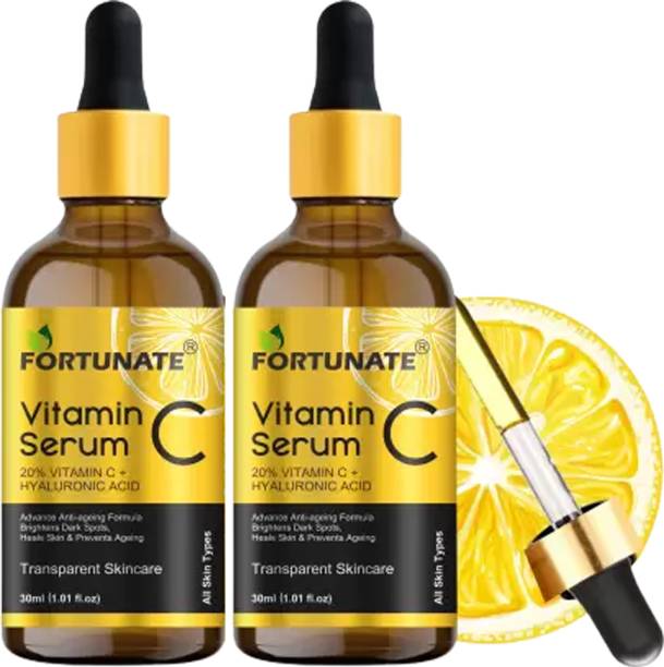 FORTUNATE Vitamin C Face Serum - Skin Brightening, Anti-Aging, (30 ml)