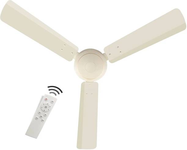 Sameer Auster 5 Star Energy Saving Anti Dust 1200 mm BLDC Motor with Remote 3 Blade Ceiling Fan