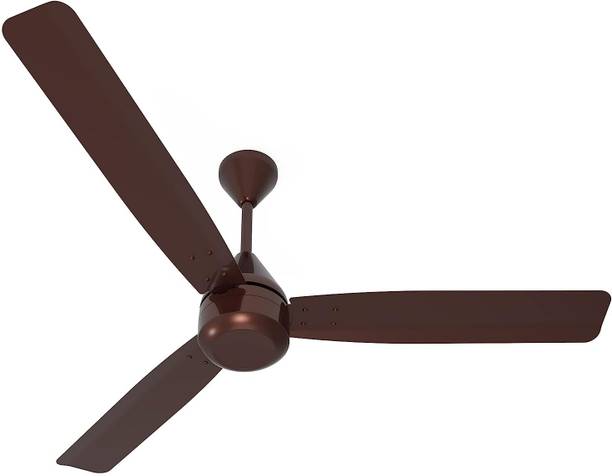 Crompton Energion Groove AntiDust Regulator 5 Star 1200 mm 3 Blade Ceiling Fan (Coffee Brown, Pack of 1)